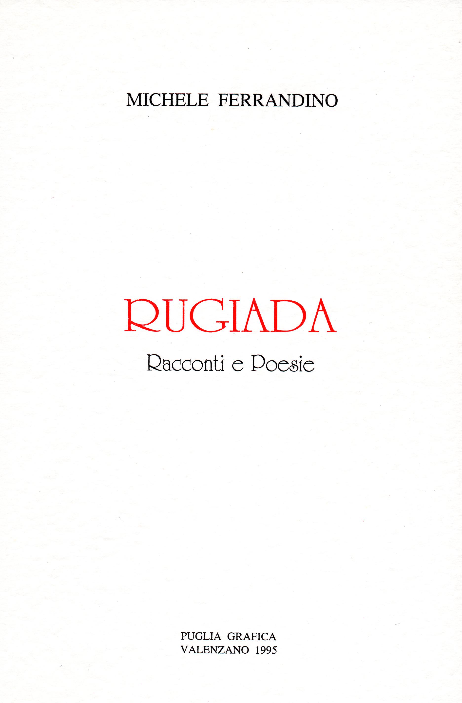 Copertina Rugiada